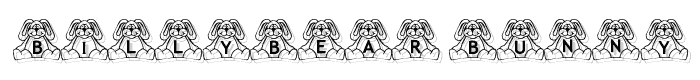 BillyBear Bunny font